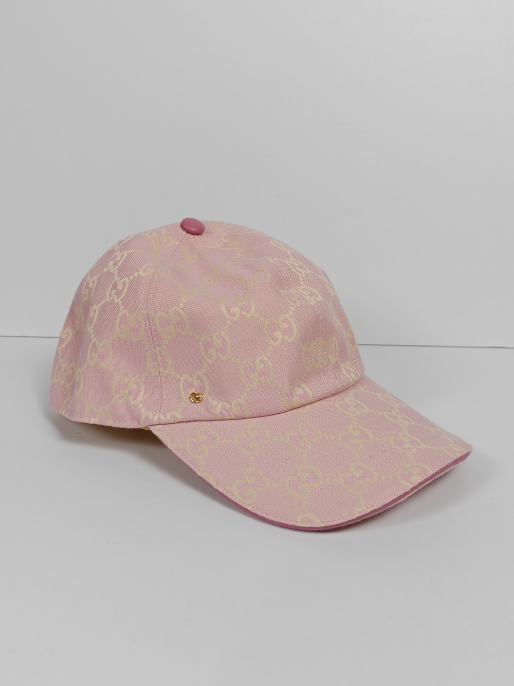 Gucci Pink GG Monogram Baseball Cap